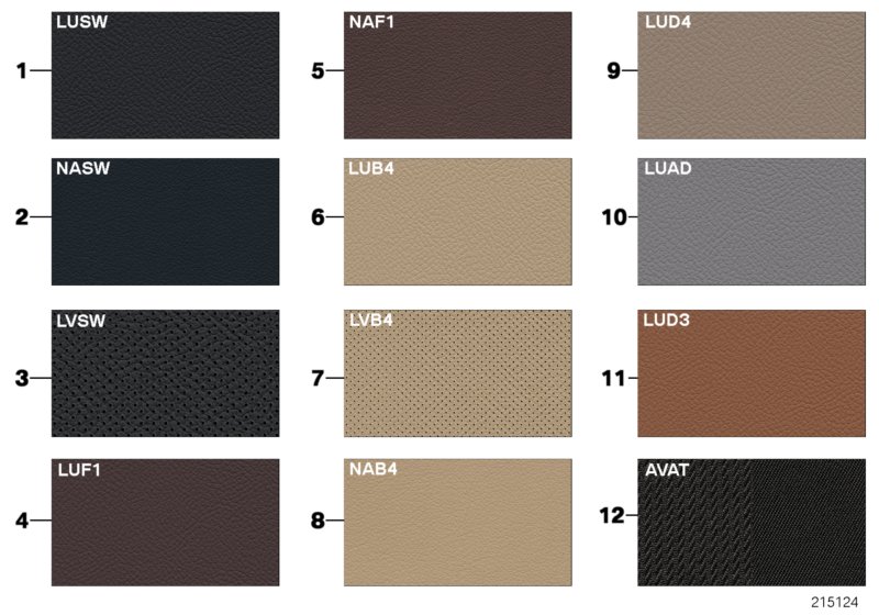 Sample page,uphls.colours,leather/fabric
