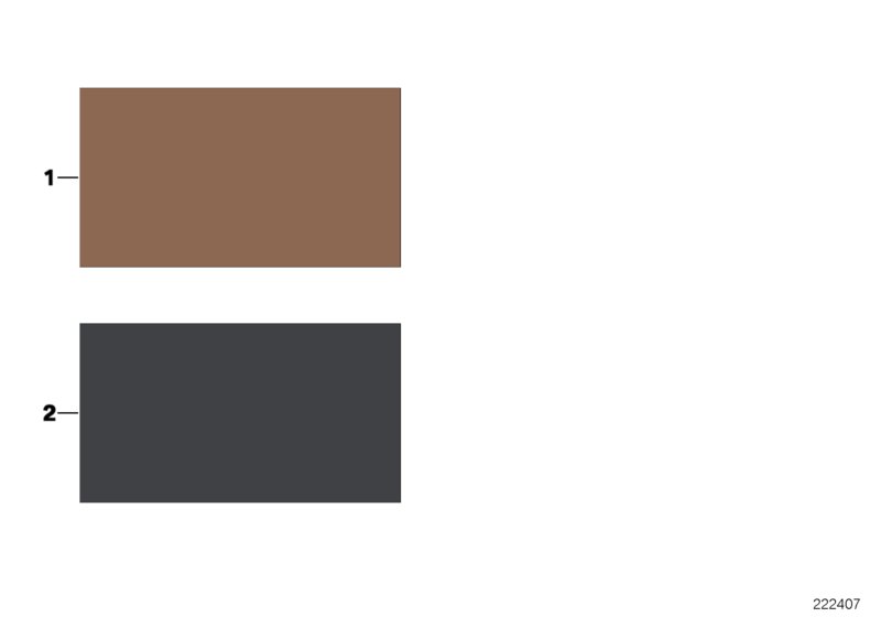 Sample page, interior trim colours