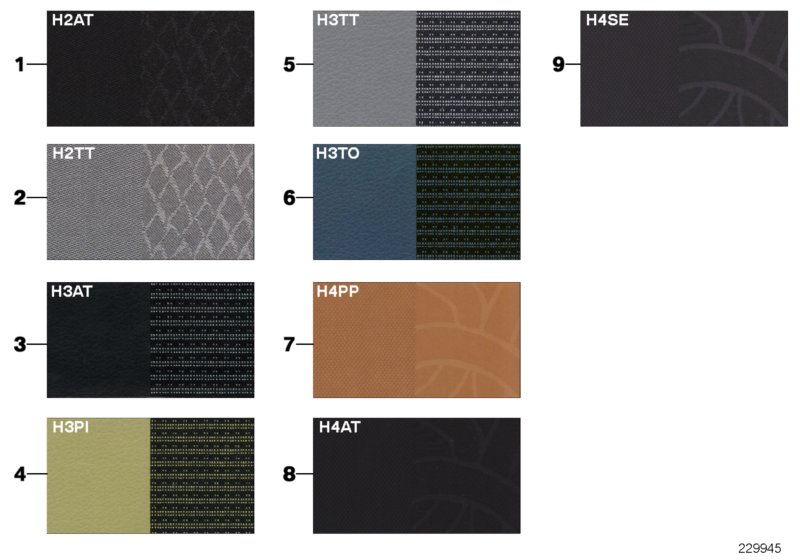 Sample page,uphls.colours,leather/fabric