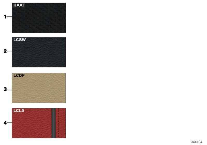 Sample page,upholst.colours,M Sports pck
