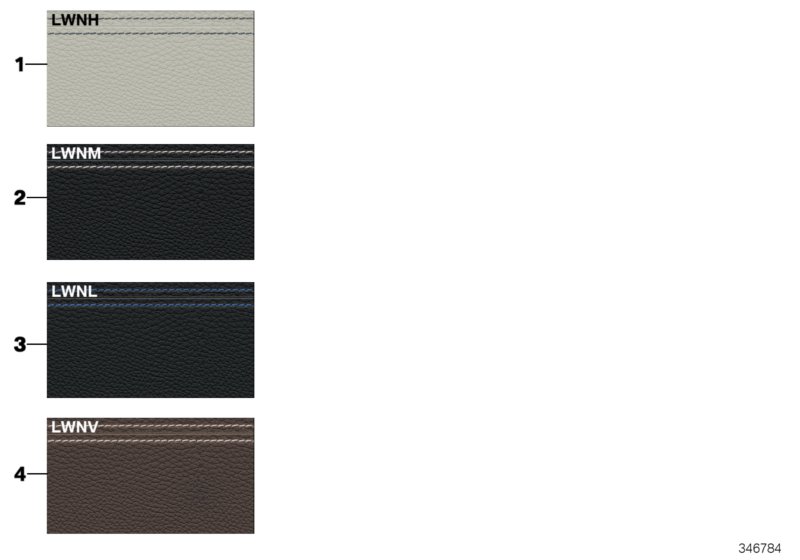 Sample page,upholst.colours, contr. seam
