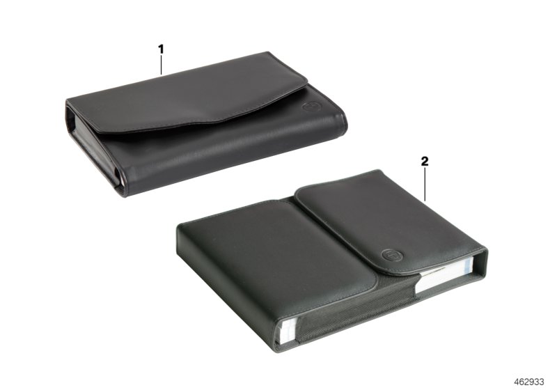 Vehicle document case BMW with embossing
