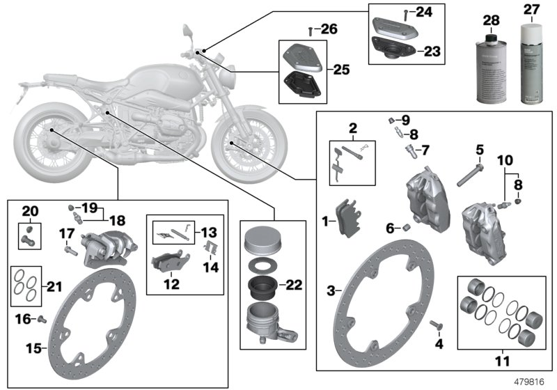 Service, brakes