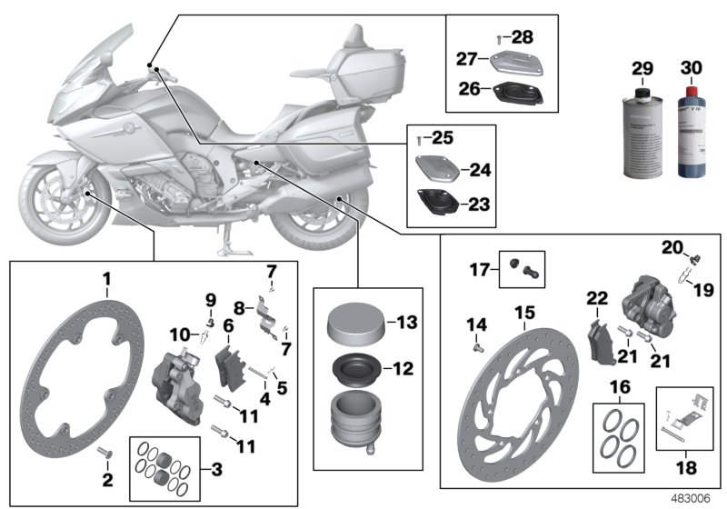 Service, brakes