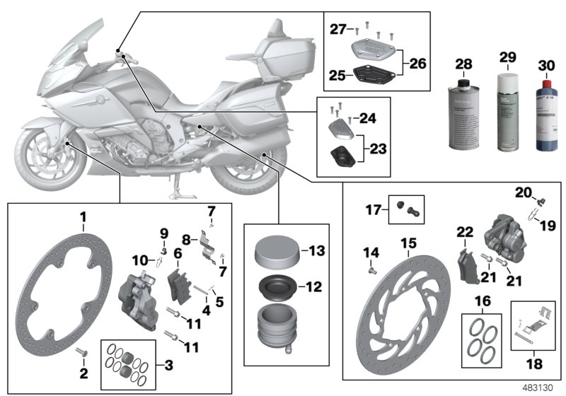 Service, brakes