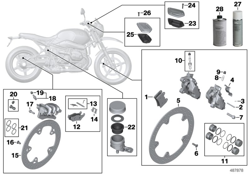 Service, brakes
