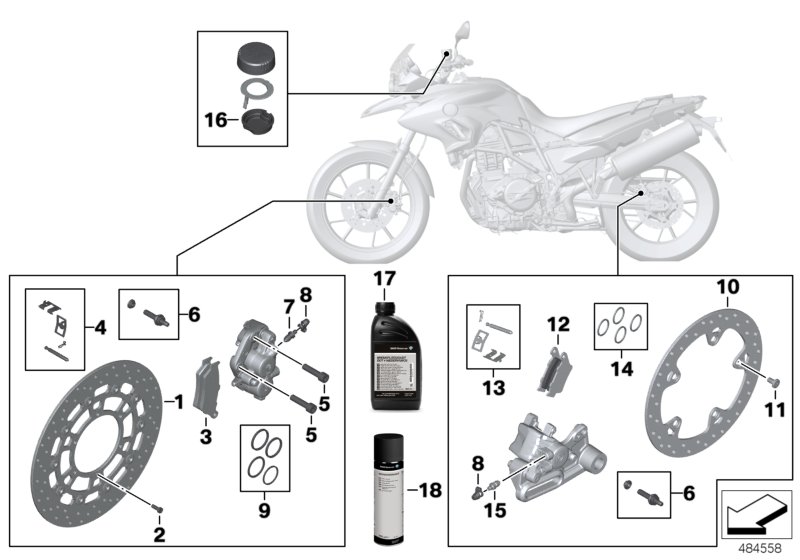 Service, brakes