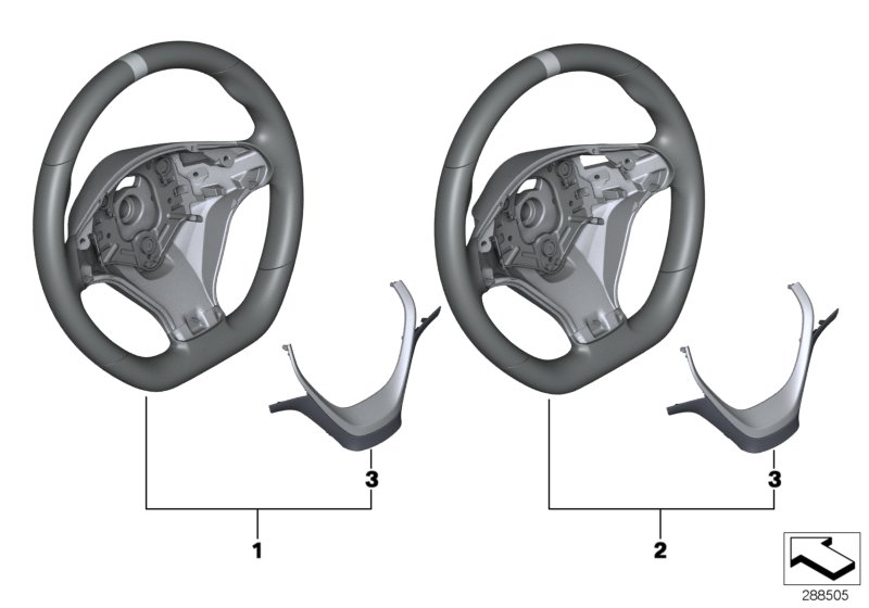 M Performance strng. wheel w/out display