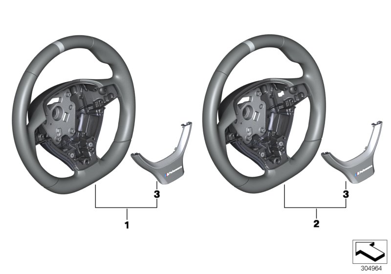 M Performance steering wheel