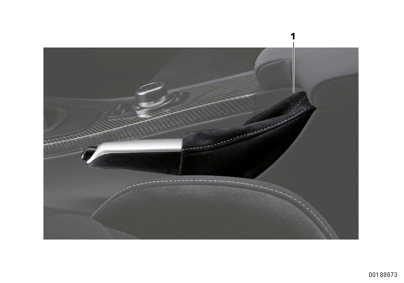 BMW Performance handbrake grip