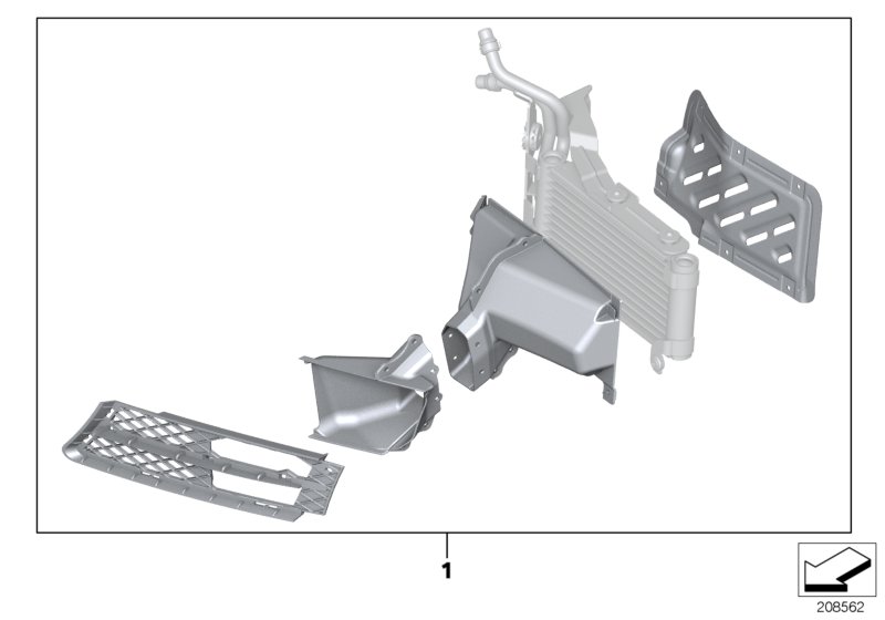 BMW Performance Power Kit air duct