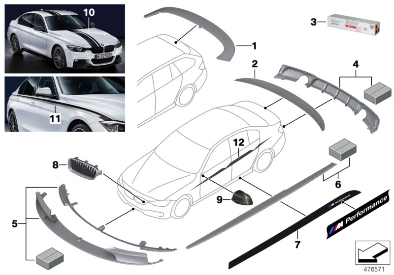 M Performance accessories