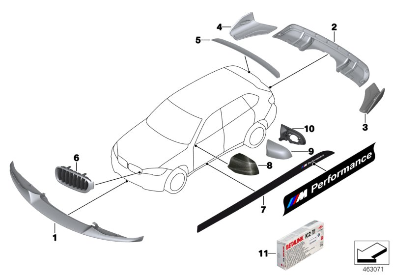 M Performance accessories