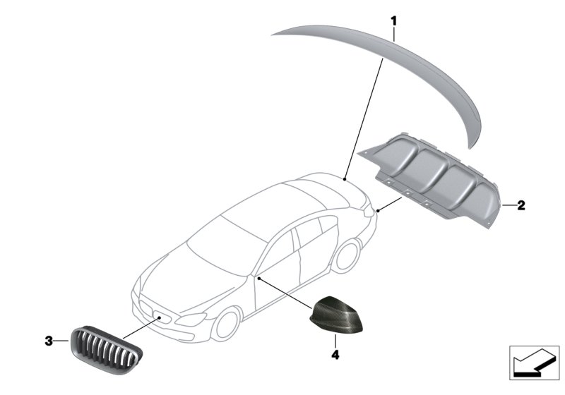 M Performance aerodynamics accessories