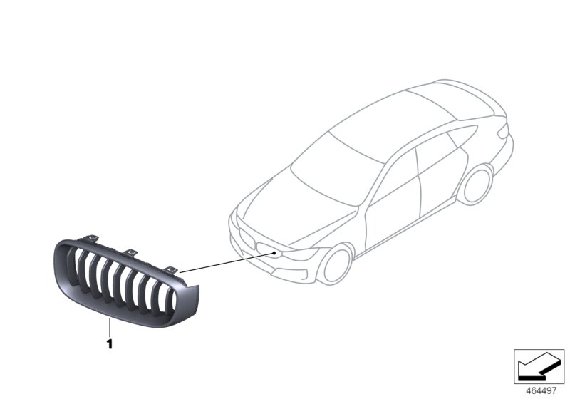 M Performance radiator grille