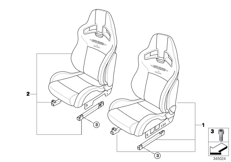JCW Sports seat Recaro
