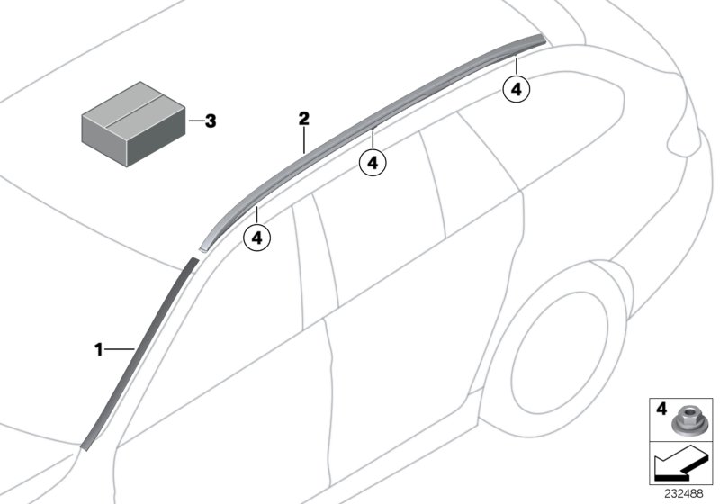 Retrofit, roof rails