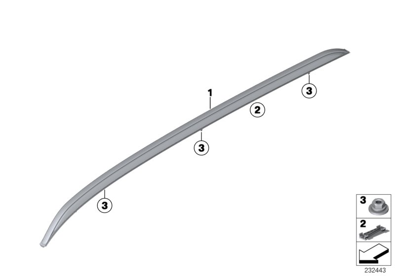 Retrofit, roof rails