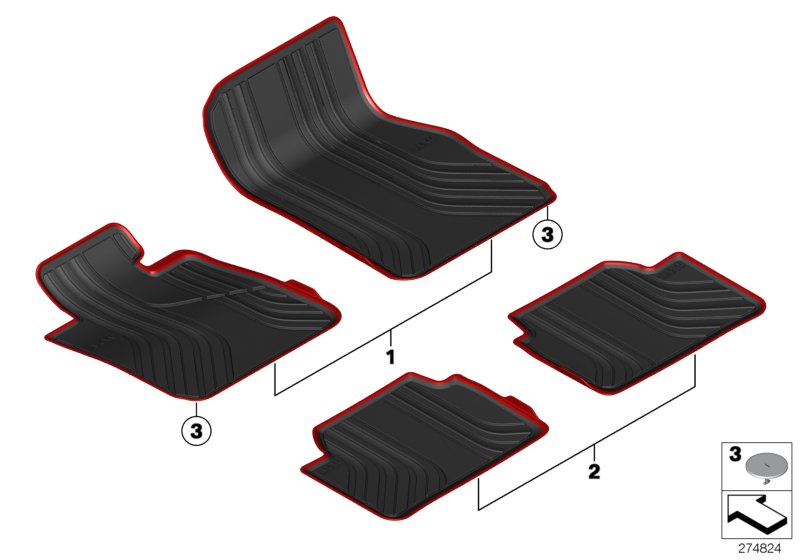 Floor mat, Allweather