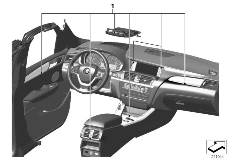 Chrome package, interior