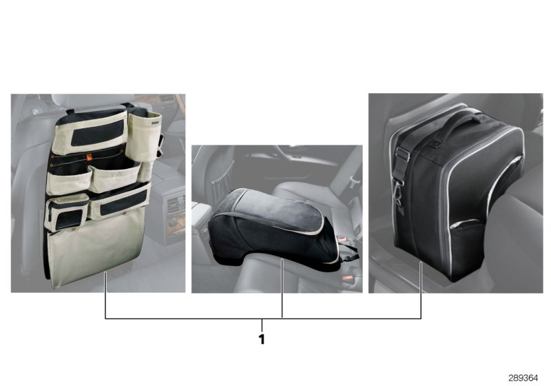 Bag set in interior