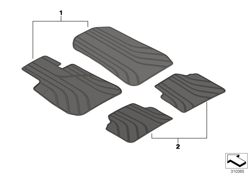 Floor mat, Allweather