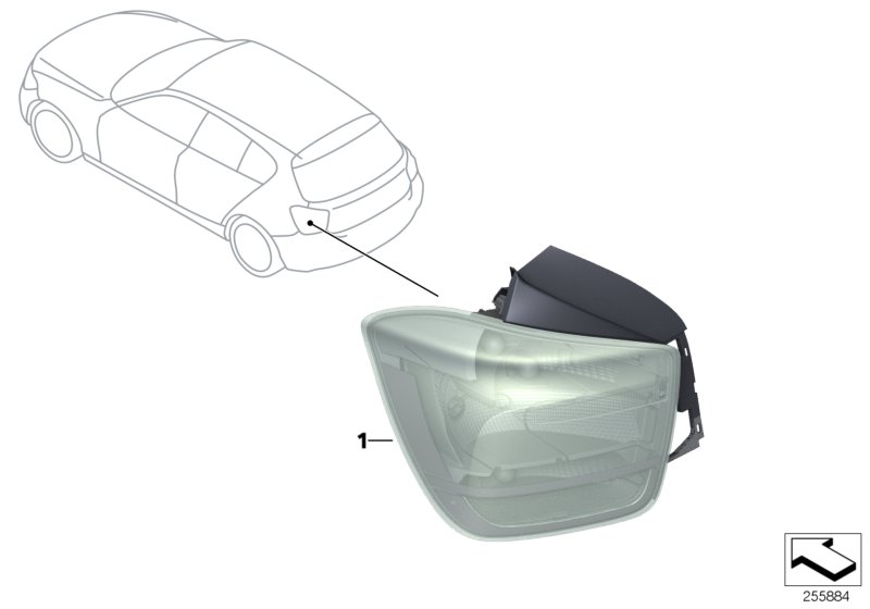 Retrofit kit, rear lights, LED