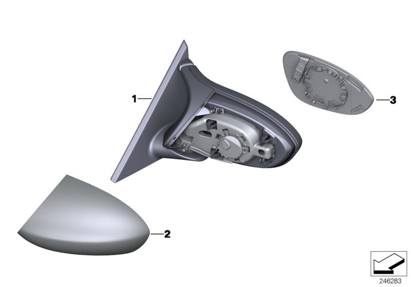 Retrofit, M outside mirror