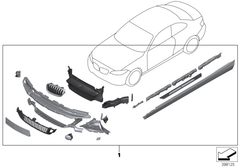 Retrofit kit M aerodyn. package