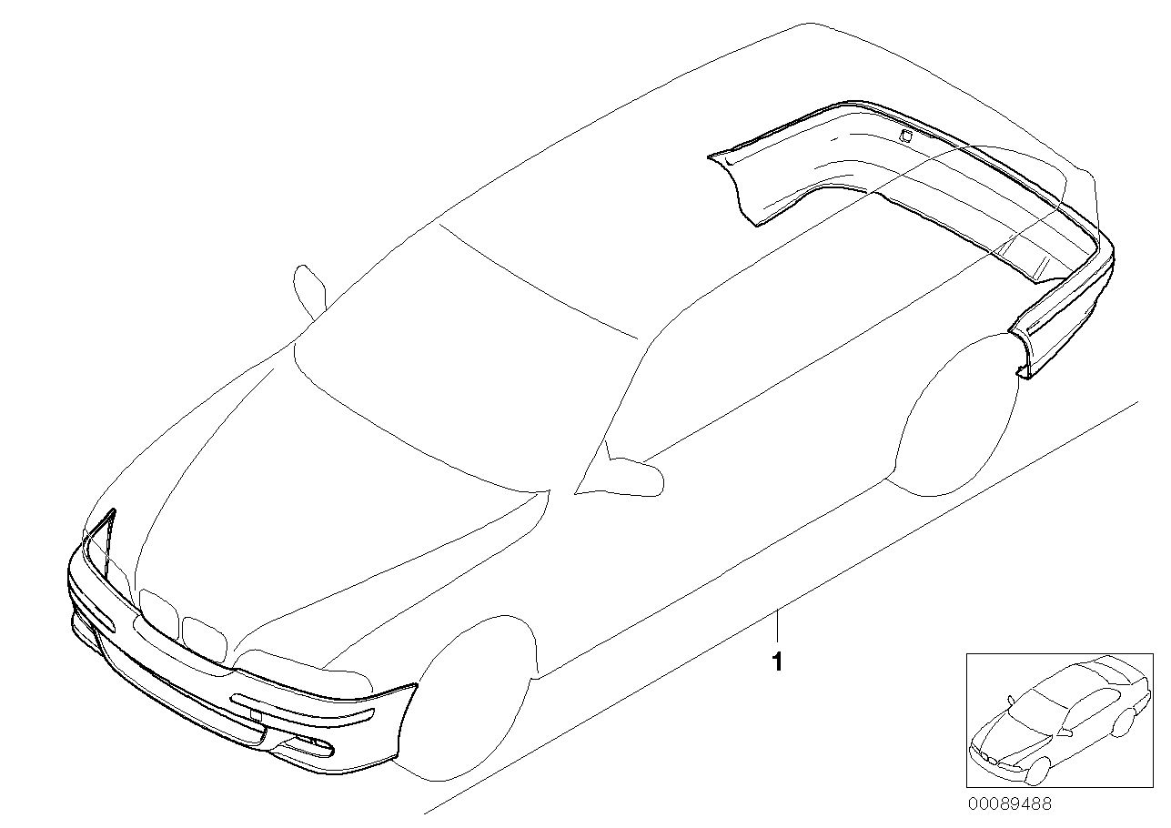 Retrofit kit M aerodyn. package