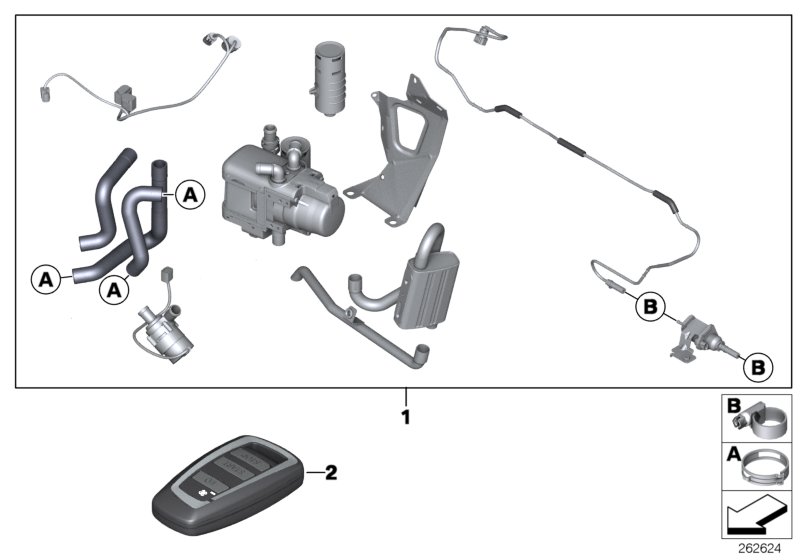Install.kit, independent heater