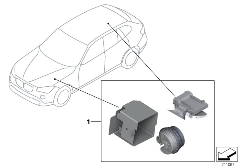 Retrofit kit, theft alarm