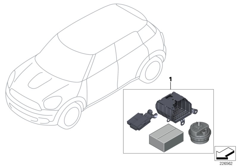 Retrofit kit, theft alarm