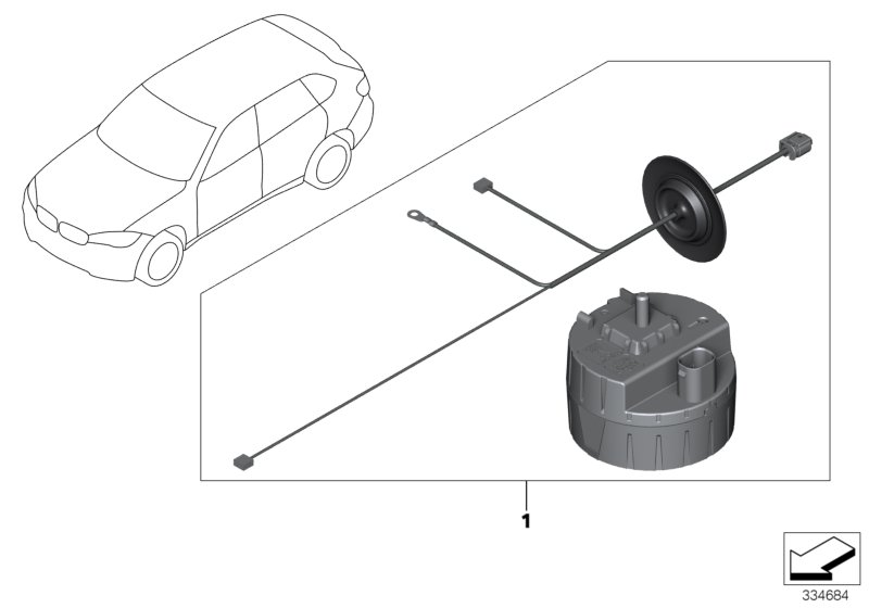 Retrofit kit, theft alarm