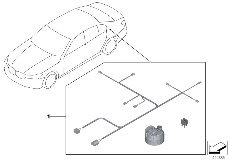 Retrofit kit, theft alarm