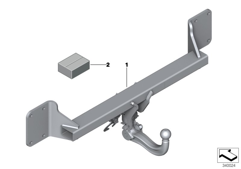 Retrofit kit,trailer tow hitch,removable