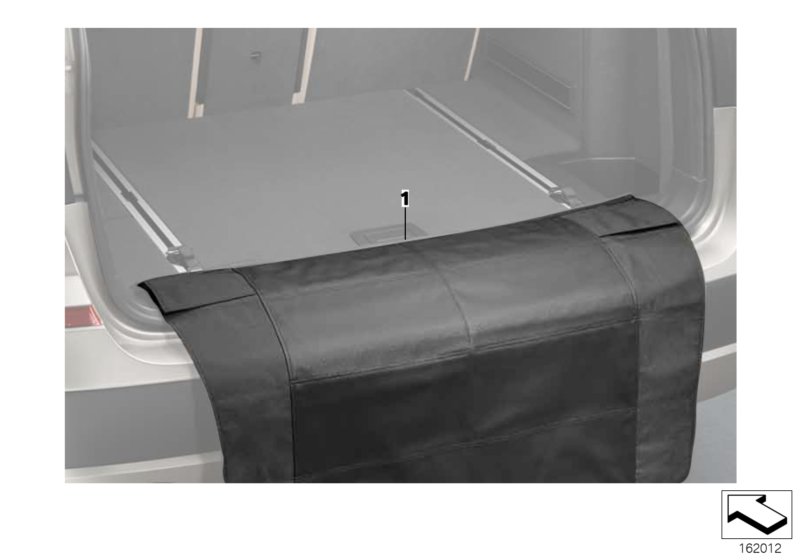 Protective mat, loading sill