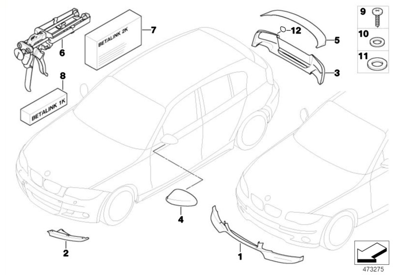 M Performance aerodynamics accessories