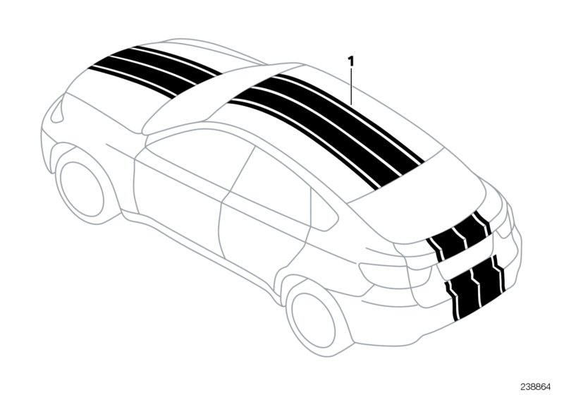 Pin-stripe decal kit