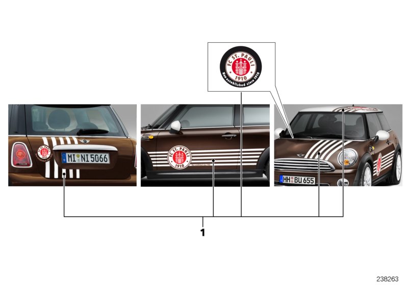 Pin-stripe decal kit