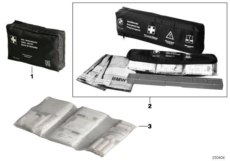 First aid kit, Universal