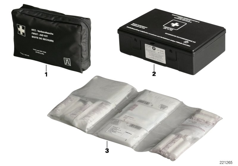 First aid kit, Universal