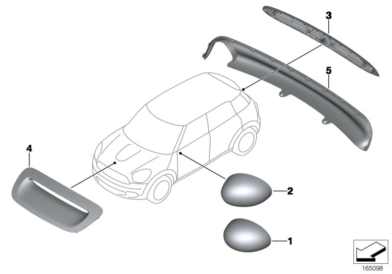 JCW aerodynamics accessories R5x