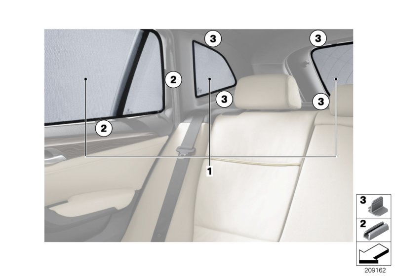 Sun visor, folding