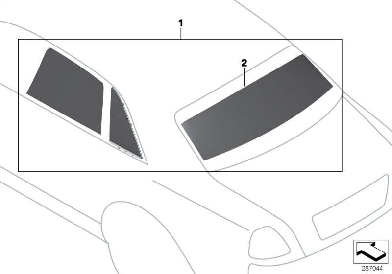 Retrofit rear compartment curtains