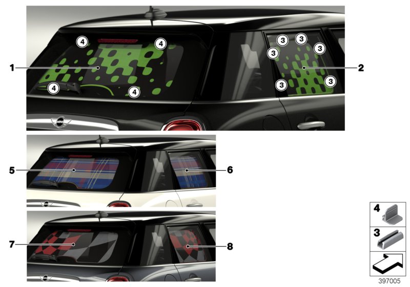 Sun visor, folding