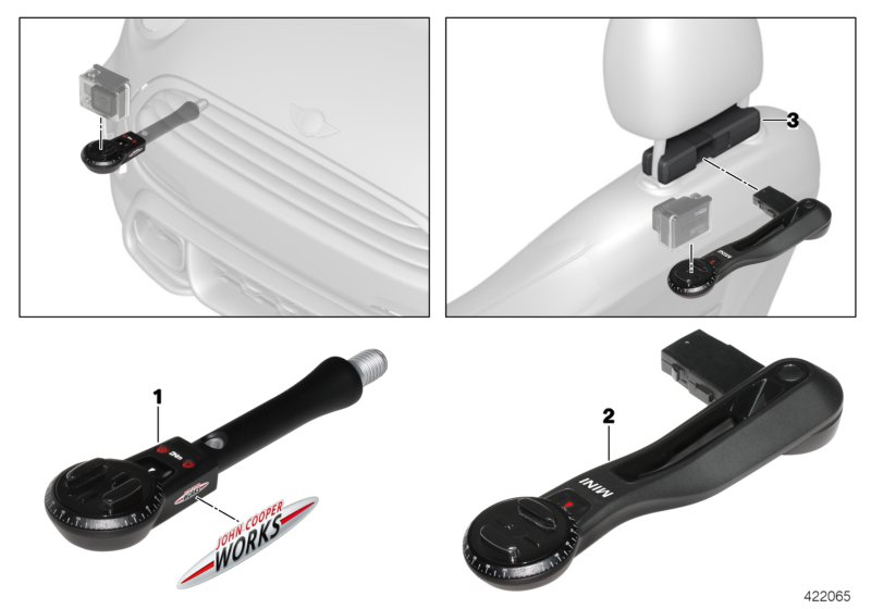 MINI Action-Cam bracket