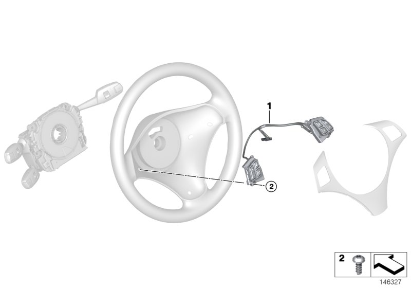 Retrofit multi-functional steering wheel