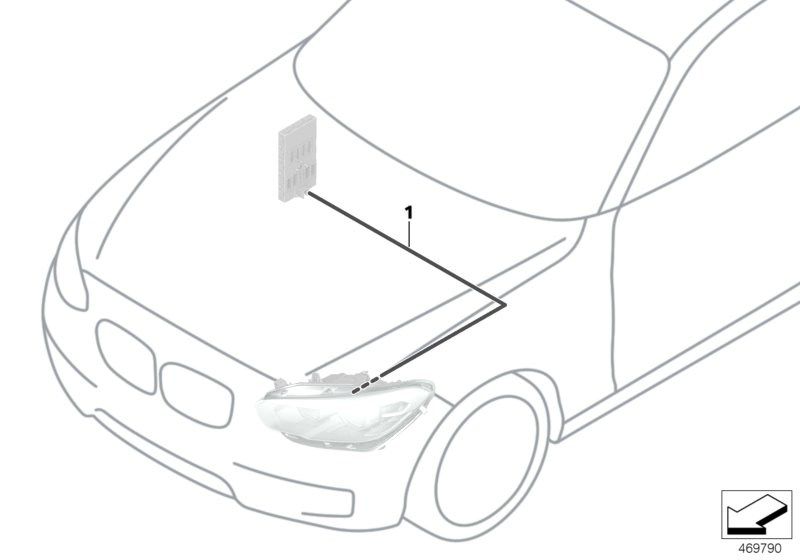 Conversion model revision headlight