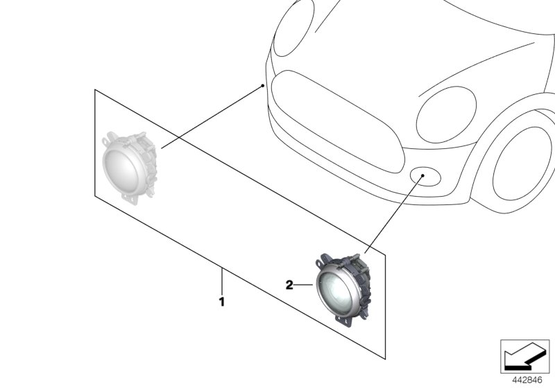 MINI daytime running lights LED